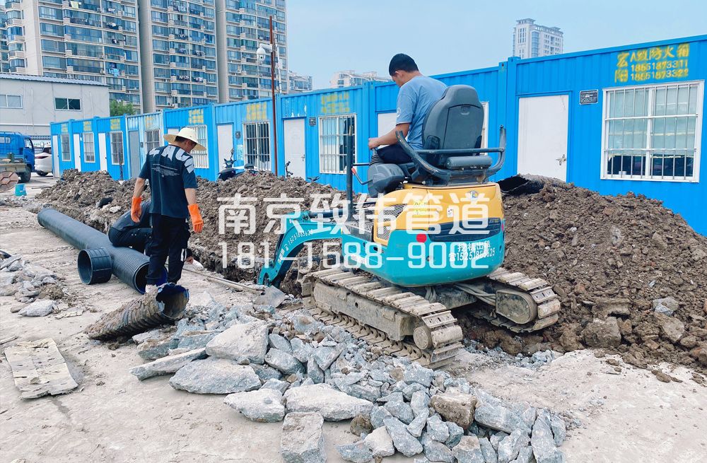 328仁河开挖置换管道
