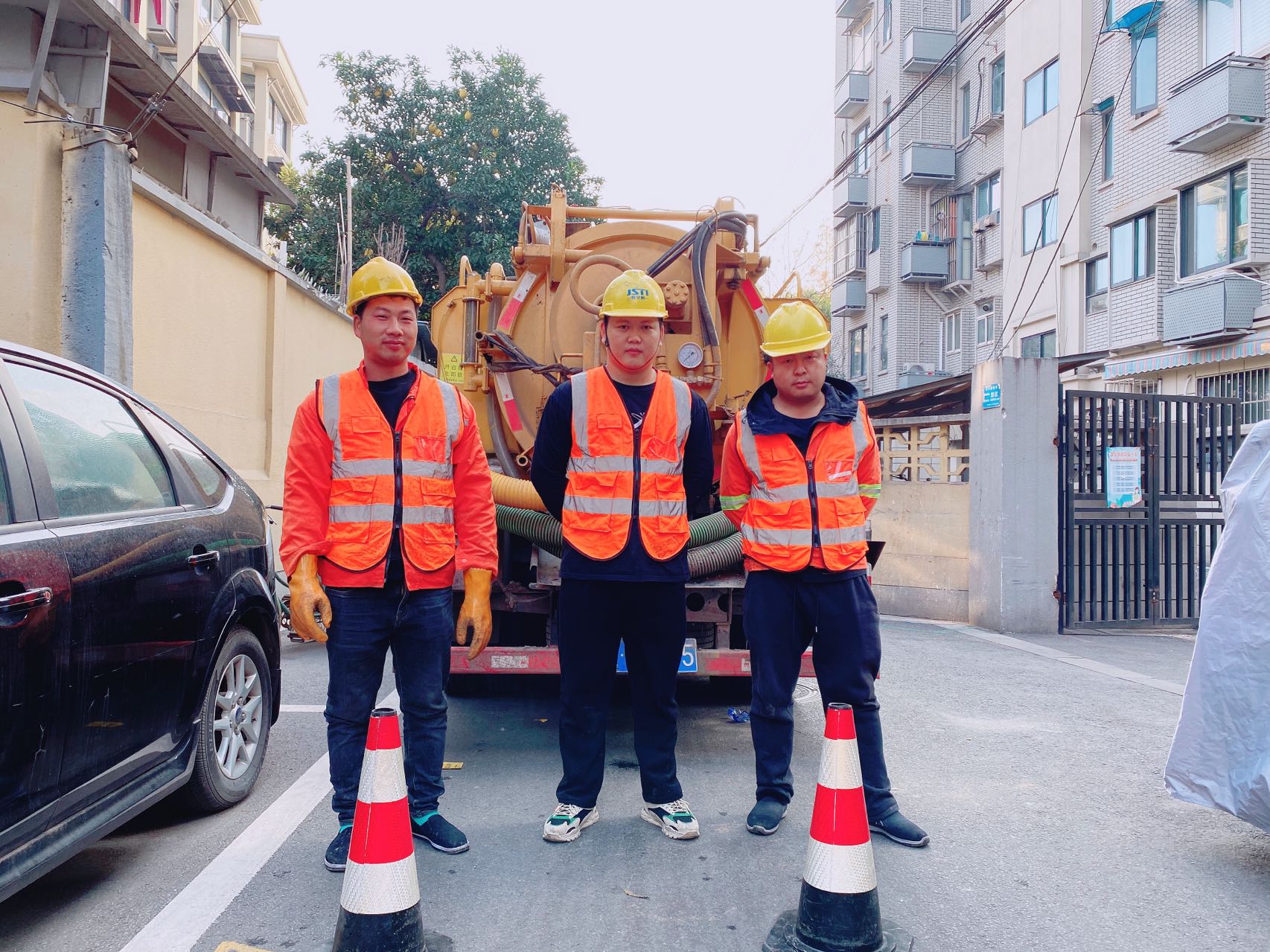 仁河南京某小区管道清淤检测施工